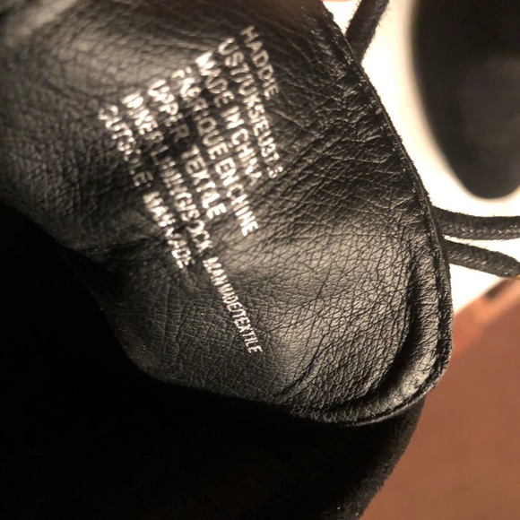 Black Shoe dazzle heels booties lace up Haddie 7 - Picture 5 of 11